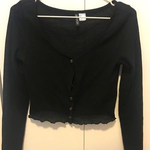 Cropped longsleeve top